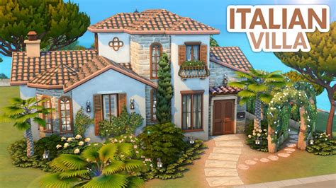 Italian Villa The Sims Speed Build Youtube