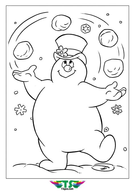 Frosty The Snowman Coloring Pages Printable - Dennis Henninger's ...