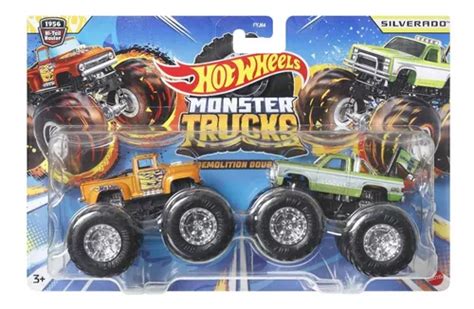 Hot Wheels Monster Trucks Hi Tail E Silverado Mattel Mercadolivre