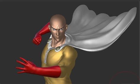 Saitama 3d Model 3d Printable Cgtrader