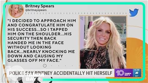 Video Shows Britney Spears Inadvertently Hit Herself In The Face In