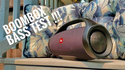 JBL BOOMBOX ND BLACK BASS TEST 100 VOL CHILLING YouTube