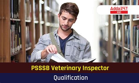 PSSSB Veterinary Inspector Qualification