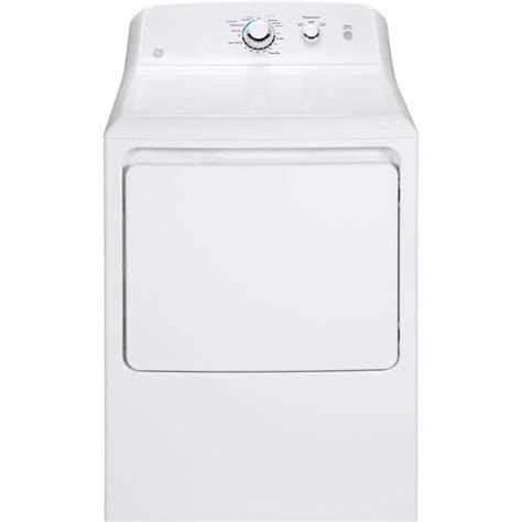 GE 7 2 Cu Ft White Electric Vented Dryer GTD33EASKWW The Home Depot