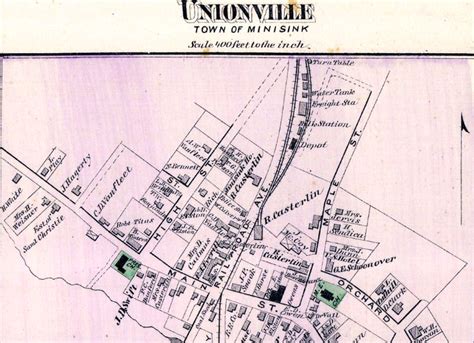 Unionville Area Maps Through The Years Douglas Douma