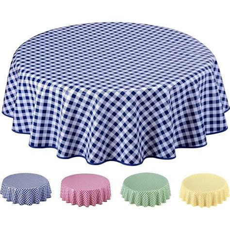 Home Direct Nappe Toile Cir E Pvc Ronde Cm Cdiscount Maison