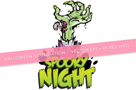 Halloween Zombie Vector Illustration Graphic by SCWorkspace · Creative ...