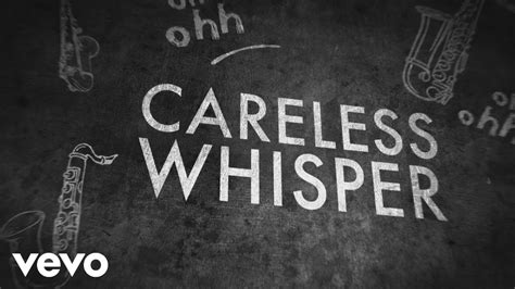 George Michael - Careless Whisper (Lyric Video) - YouTube Music