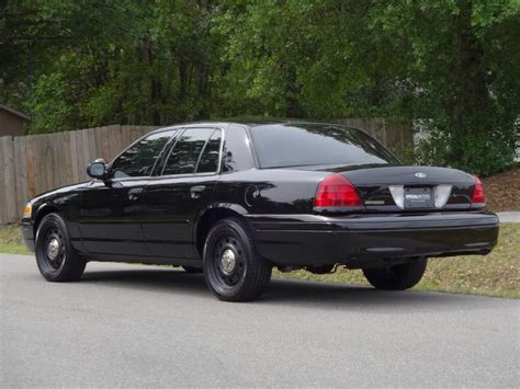 Black Crown Victoria Police Interceptor