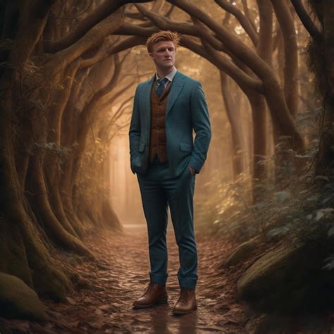 Premium Ai Image Mysterious Man