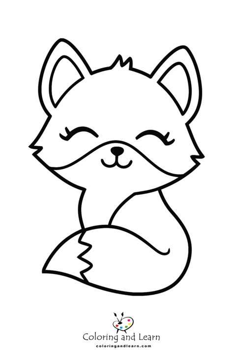 Fox Coloring Pages Free Coloring And Learn