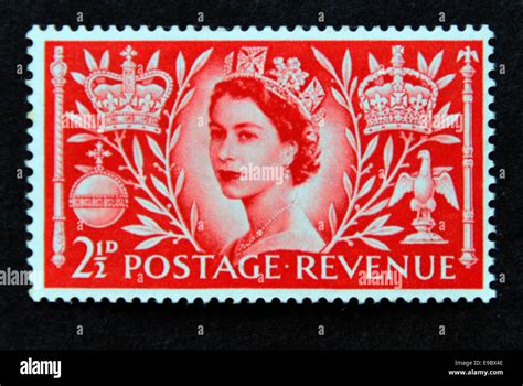 Briefmarke Gro Britannien K Nigin Elizabeth Ii Kr Nung