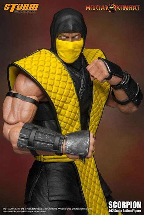 Buy Action Figure - MORTAL KOMBAT KLASSIC ACTION FIGURE 1/12 SCORPION ...