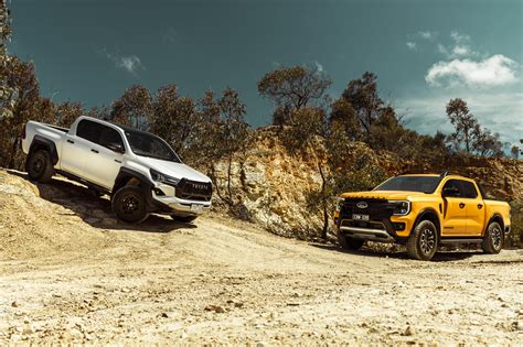 Ford Ranger Wildtrak Vs Toyota Hilux Gr Sport Comparison Review