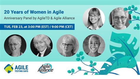 20 Years Of Women In Agile Agile Alliance