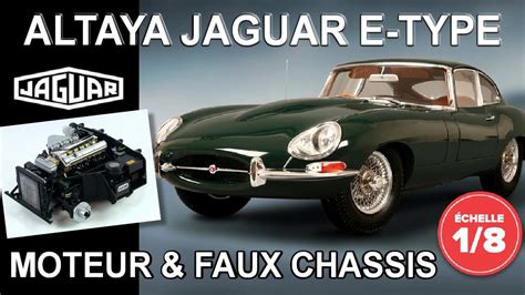 1 8 Altaya ModelSpace Jaguar Type E Moteur Et Faux Chassis HD