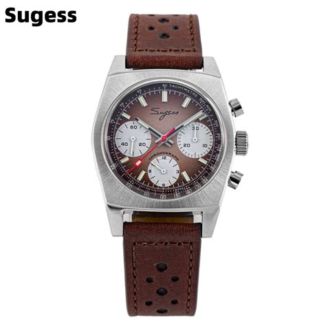 Sugess Watch Of Men Pilot Mm Dome Sapphire Crystal Seagull