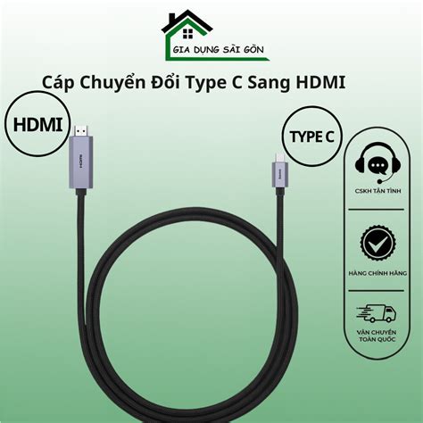 Cáp Chuyển USB Type C Sang HDMI Siêu Nét Baseus High Definition Series