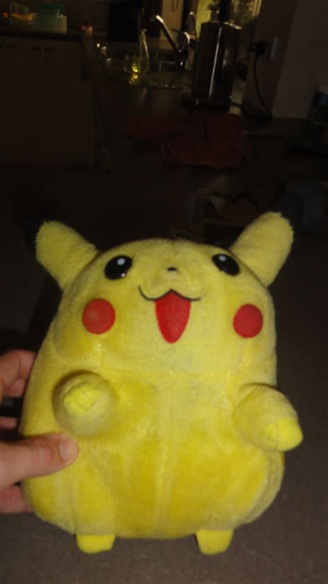 My talking Pikachu plush! by ryanthescooterguy on DeviantArt