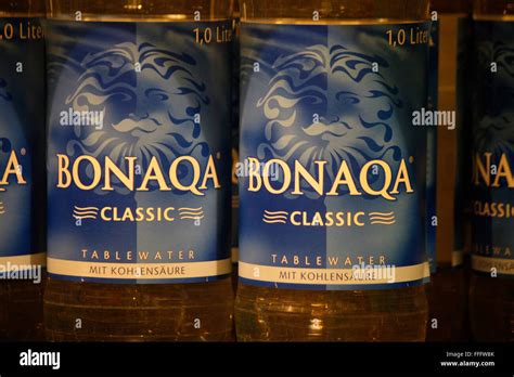Bonaqua logo hi-res stock photography and images - Alamy