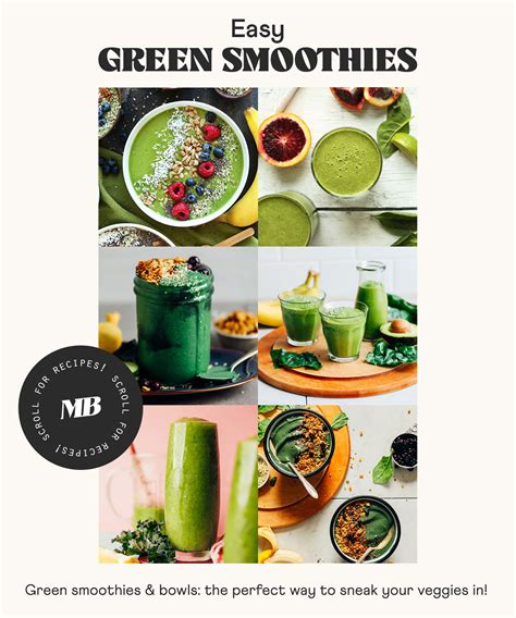 Easy Green Smoothie Recipes Minimalist Baker