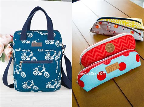 Ithinksew Patterns And More Brenna Mackbook Bag And Evan Pencil Case