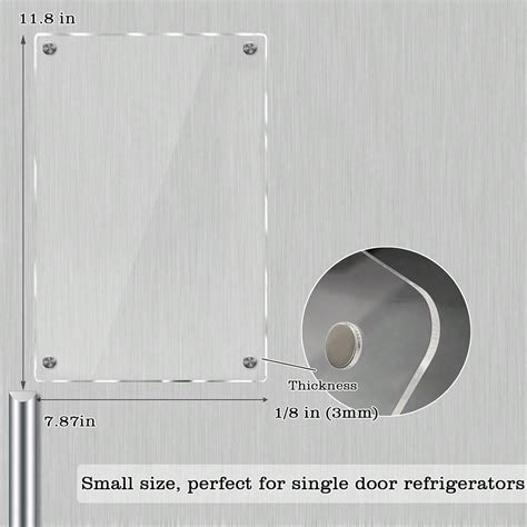 Magnetisch Whiteboard Van Acryl Voor Koelkast Transparante Magnetische