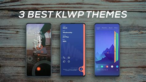 3 Best Klwp Themes For Your Device Must Try Youtube