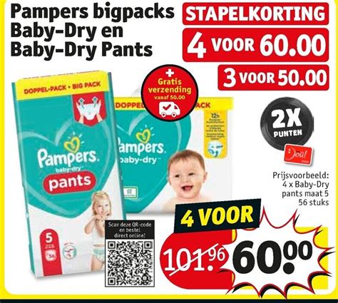 Pampers Bigpacks Baby Dry En Baby Dry Pants Promotie Bij Kruidvat