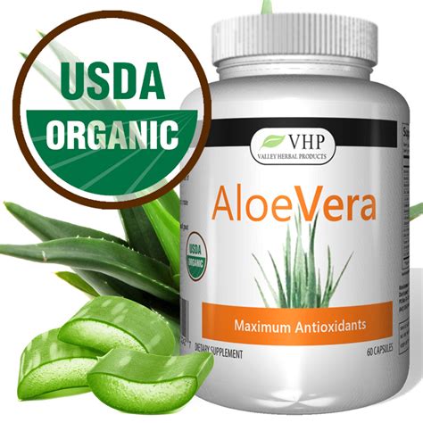 100 Organic Aloe Vera Supplement 1000mg Per Serving Super Etsy