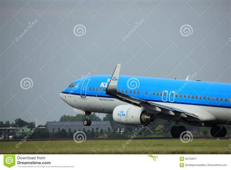 Amsterdam Los Pa Ses Bajos De Julio De Ph Bxf Klm Boeing