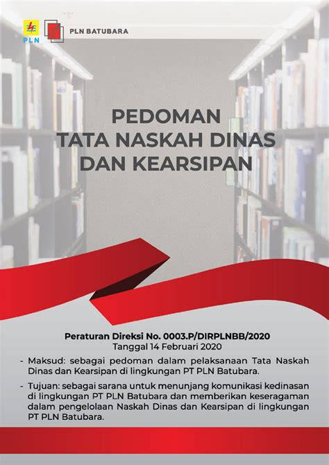 Pedoman Tata Naskah Dinas Dan Kearsipan Pln Batubara Halaman 1 Pdf Online Pubhtml5