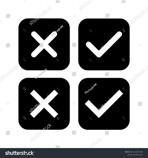 Vector Set Flat Design Right Wrong Stock Vector (Royalty Free ...