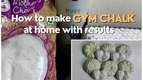 How To Make Gym Chalk At Home With Results Tutorial Homemade Gym