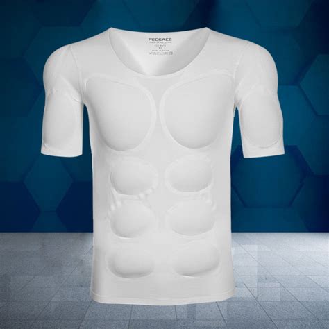 Seamless Three Dimensional Invisible Fake Muscle Clothing Mens T Shirt Simulation Fake Abs Fake