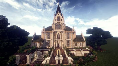 Fictional Gothic Cathedral Little Tiles Minecraft Map