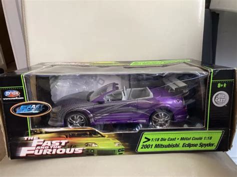 ERTL JOYRIDE FAST and Furious Maßstab 1 18 2001 Mitsubishi Eclipse