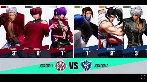 THE KING OF FIGHTERS XV O SHERMIE O CHRIS O YASHIRO VS ROBERT HAOHMARU