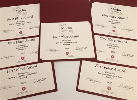 Hoover Sun Wins 7 First Place Alabama Press Association Awards In 2023