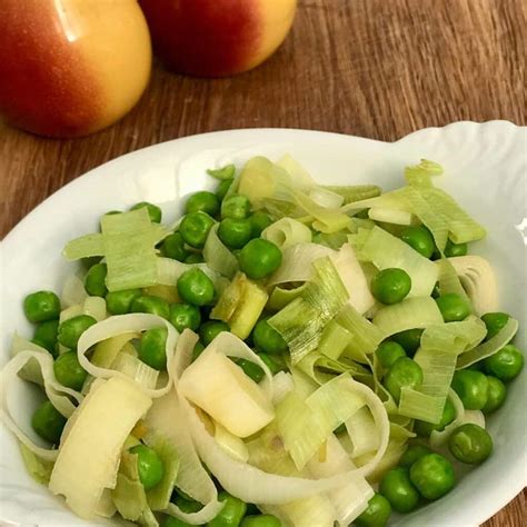 Sautéed Leeks And Peas Cinnamon And Kale