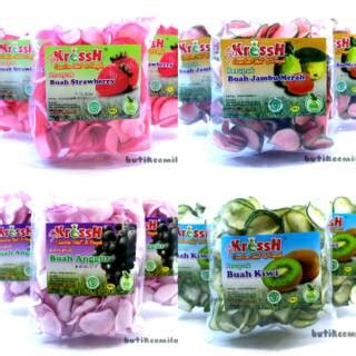 Jual Kerupuk Buah Durian Strawberry Anggur Kiwi Jambu Merah Buah Naga