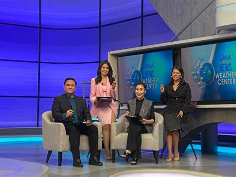 Gma Network Launches Gma Integrated News Weather Center Introduces Its