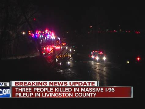 40 Vehicles Involved In Fatal Wb I 96 Accident