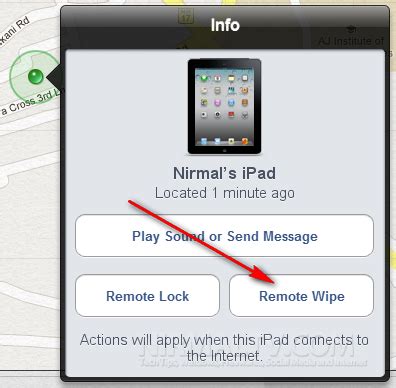 How to Remotely Lock your iPad or iPhone and Wipe Data using iCloud