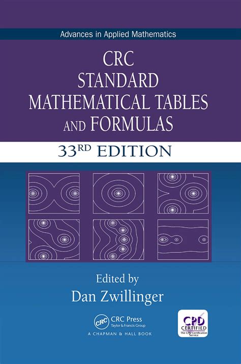 Solution Crc Standard Mathematical Tables And Formulas Studypool