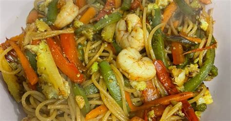 Wok De Verduras Con Gambas 35 Recetas Caseras Cookpad