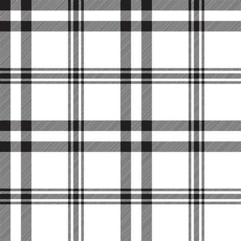 Premium Vector Plaid Black White Seamless Pattern