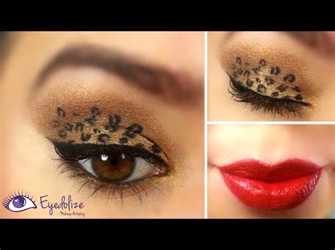 Leopard Print Eye Makeup Transfers Saubhaya Makeup