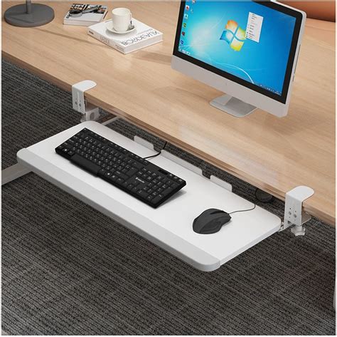 Amazon Keyboard Tray Under Desk Slide Out With Clamp Adjustable