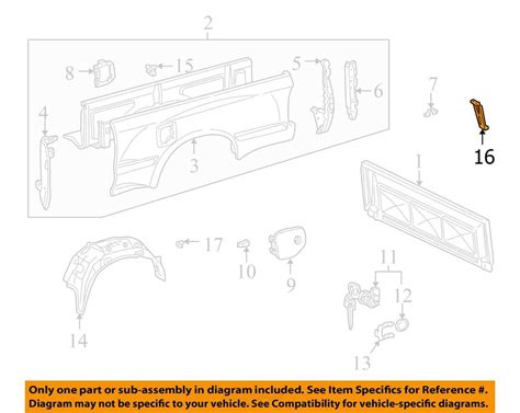 Toyota Tacoma 2002 Parts Diagram Genuine Oem Bumper Compon